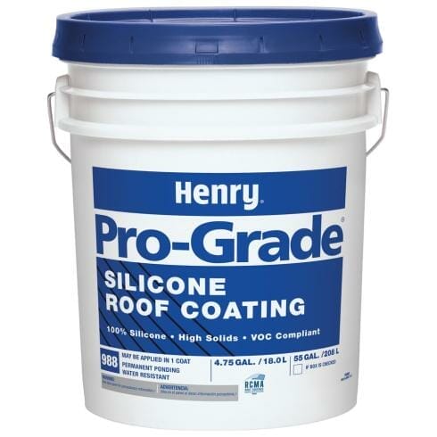 Best Silicone Roof Coating Henry pro-grade® 988 silicone white roof coating