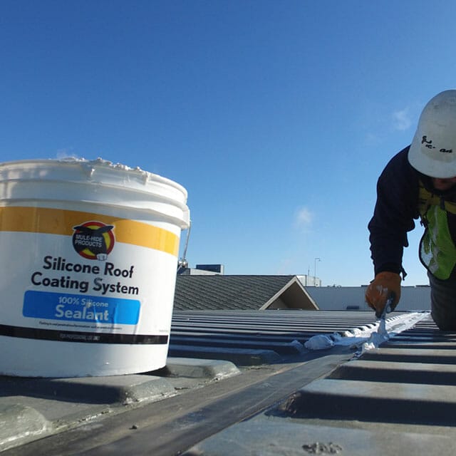 Best Silicone Roof Coating Mule-hide 100% silicone roof coating