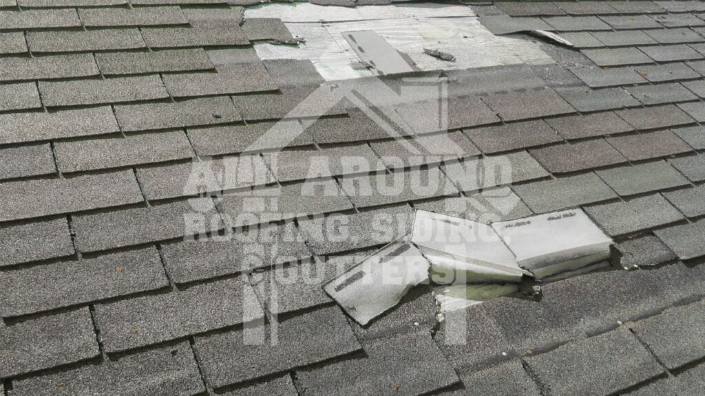 Shingle Roof Repair Missing shingles