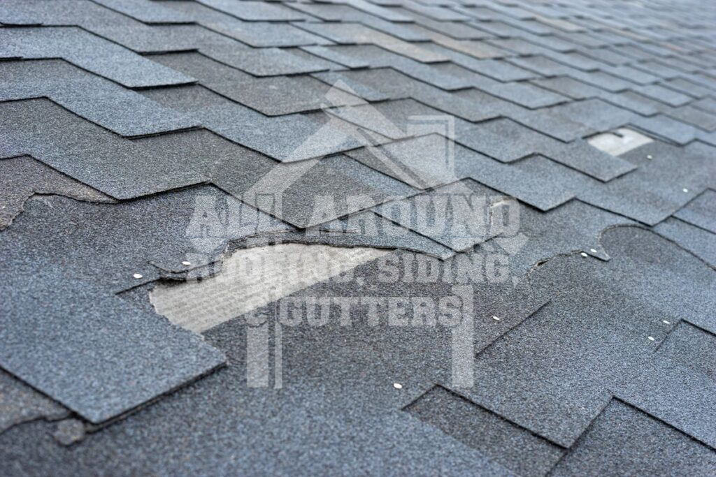 Roof Age Missing shingles