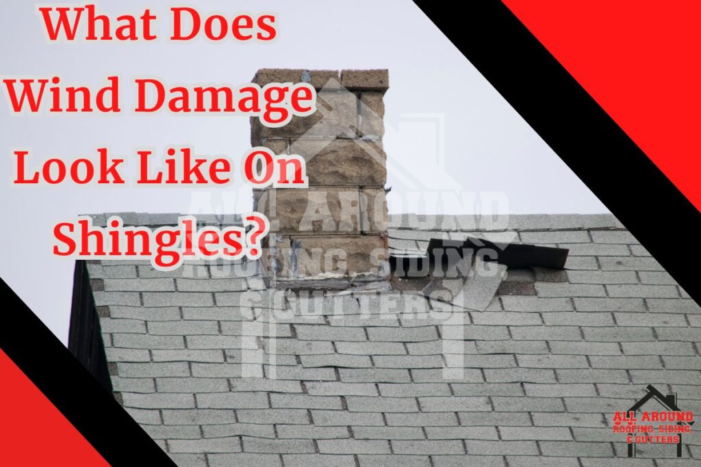 wind damage shingles