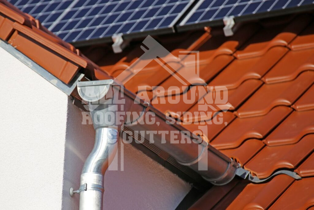 Half-Round Gutter Aluminum half round gutter