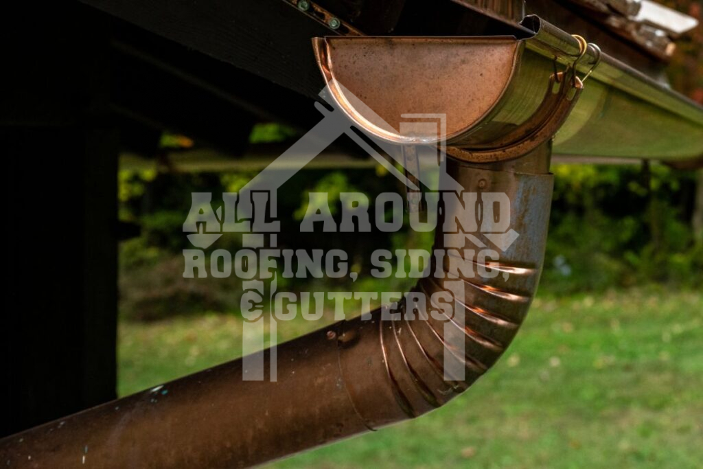Half-Round Gutter Copper half round gutter