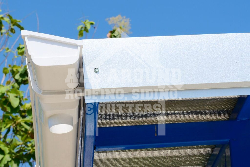 Half-Round Gutter Vinyl half round gutter