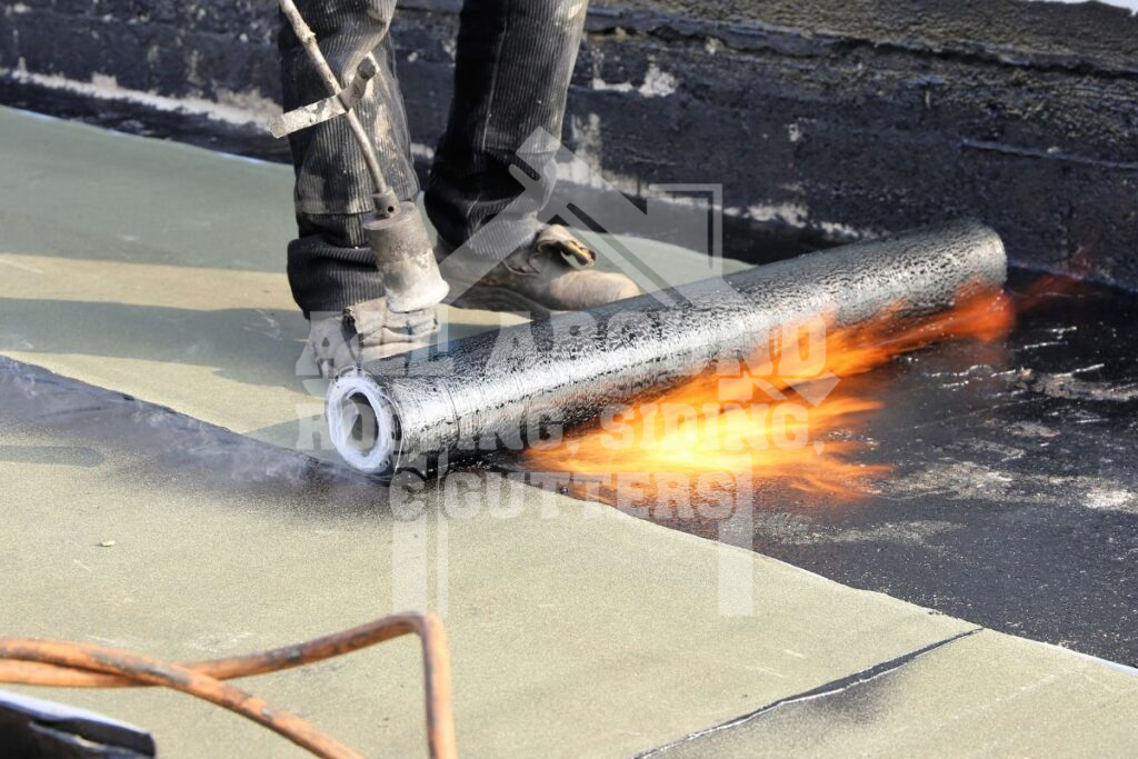 Flat Roof Types Modified bitumen roof