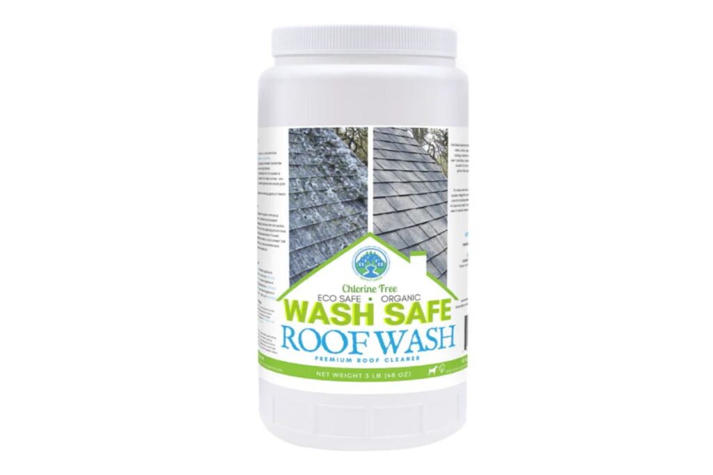 Clean Moss On Roof Wash safe™ roof wash