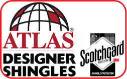 Atlas Designer Shingles logo and branding